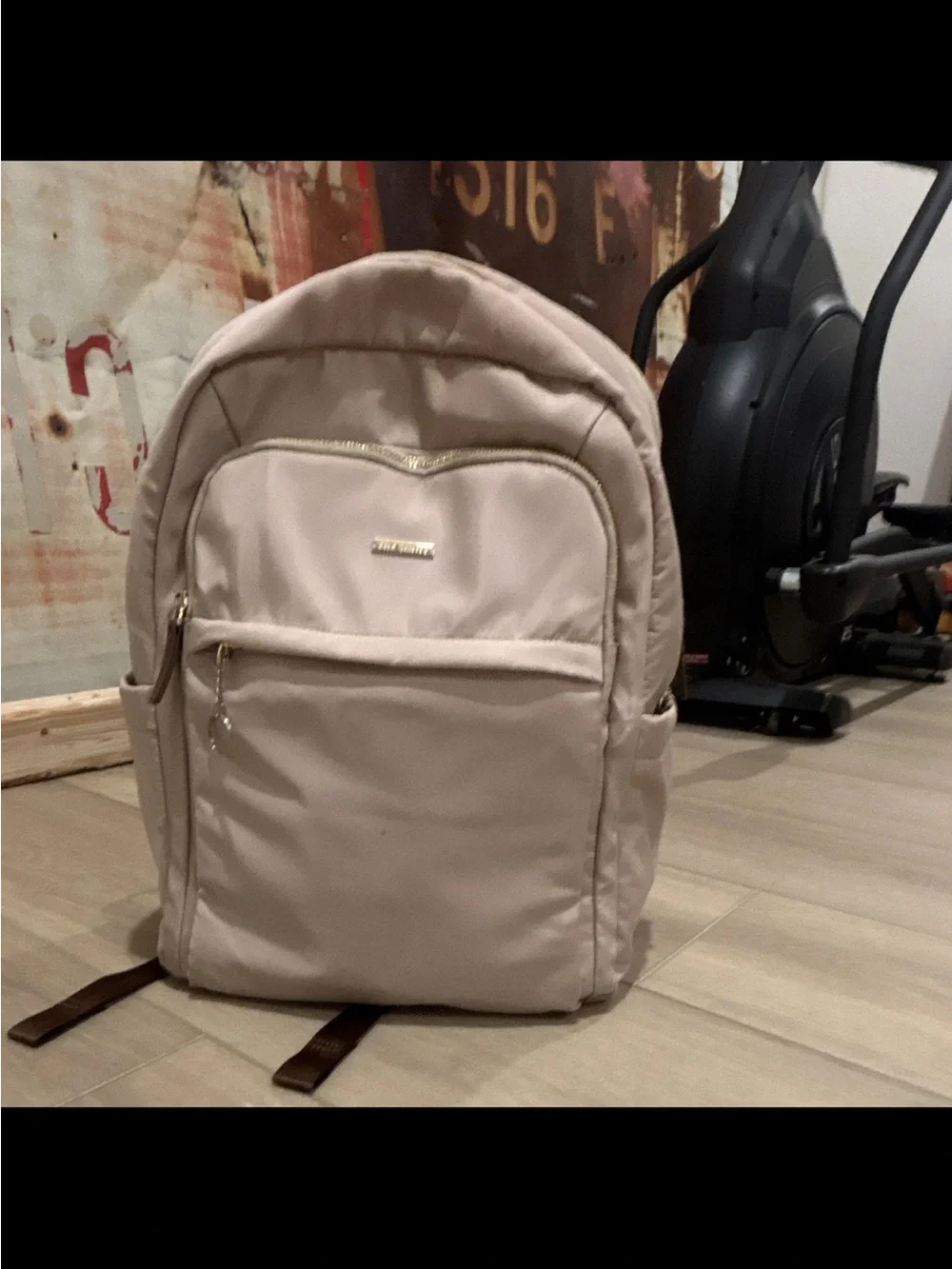 Minimalist Light Beige Backpack for women - Everyday Carry